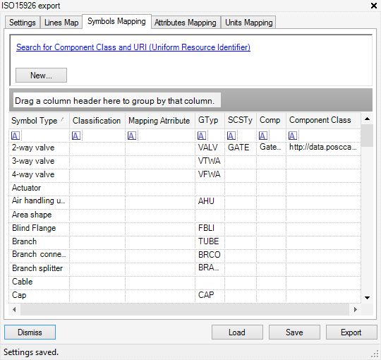 ISO 15926 Export in Diagrams
