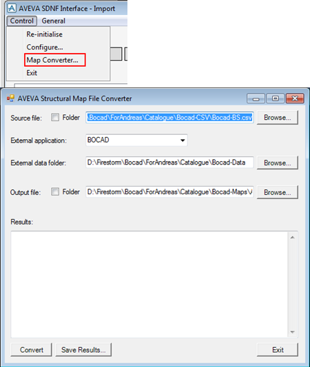 E Mapping File External Mapping Files