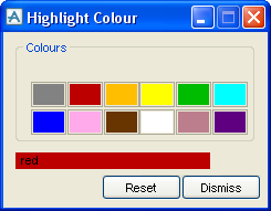 Change Highlighting