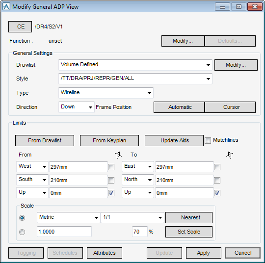 Modify General ADP View