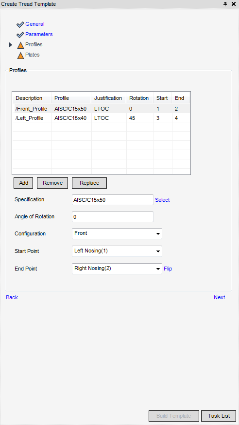 Create Tread Template