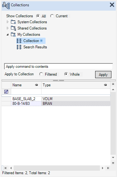 Collect Database Collections
